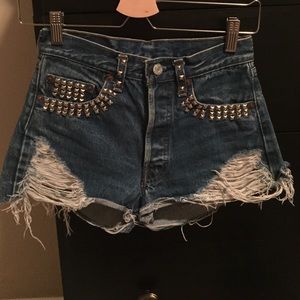 Vintage high waisted Jean shorts