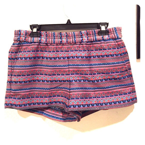 J. Crew tribal print shorts