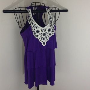 Embellished Layered Tank