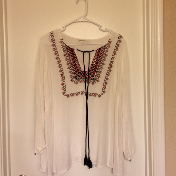 Hippie Boho long sleeve 1X top
