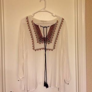 Hippie Boho long sleeve 1X top