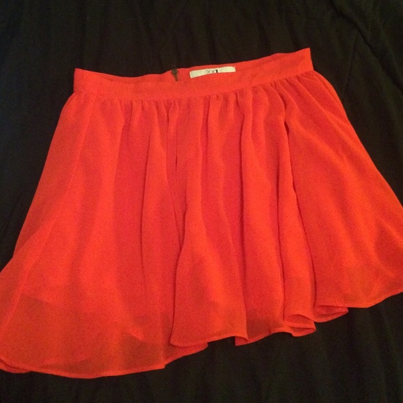 Forever 21 burnt orange skirt