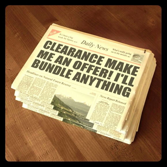 Clearance! Bundle anything, make offers!