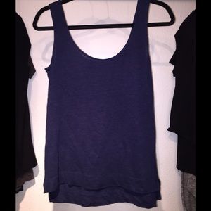 Cynthia Rowley navy blue tank