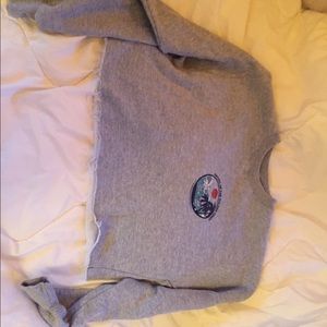 Brandymelville cropped graphic sweatshirt