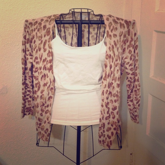 Leopard Cami Cardigan Bundle - Picture 1 of 3