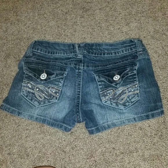 Denim shorts