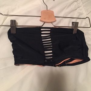 Black tube bathingsuit top