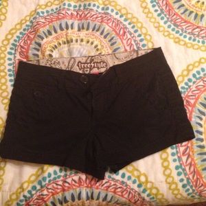 Black Freestyle Revolution shorts.