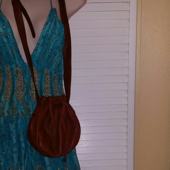 Vintage BOHO money bag style crossbody bag