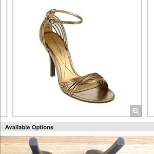 Chinese Laundry, Willy Heels in Bronze Shimmer.