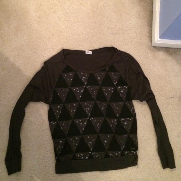 black Victoria's Secret pink shirt