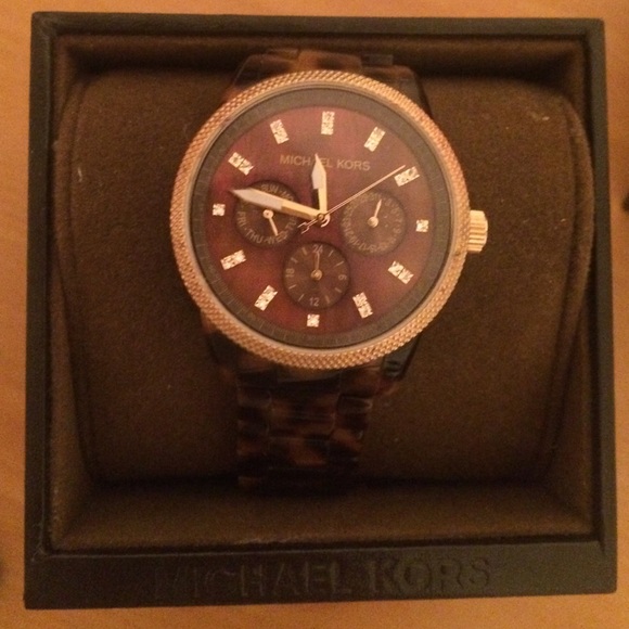 Mk authentic tortoise watch .