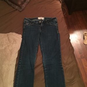 Hollister skinny jeans.