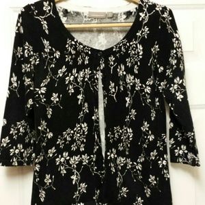 Croft and Barrow black and white sweater