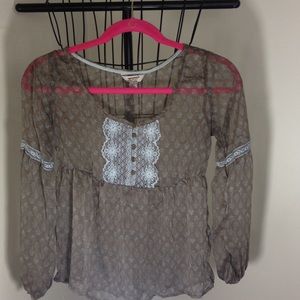 Arizona Jean Co. Boho Sheer Top