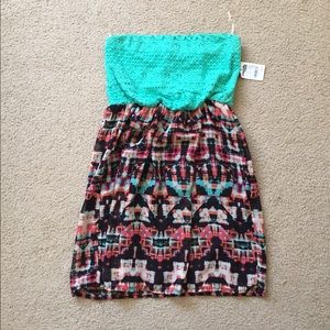 Strapless Mini Dress
