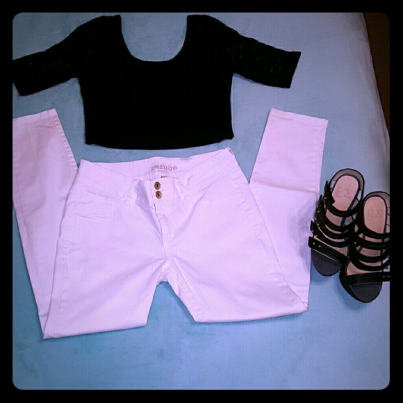 White Skinny Pants