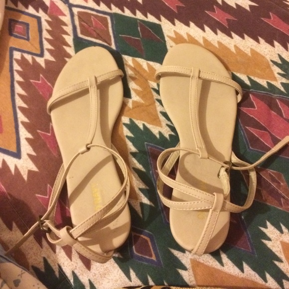 Light pink sandals!
