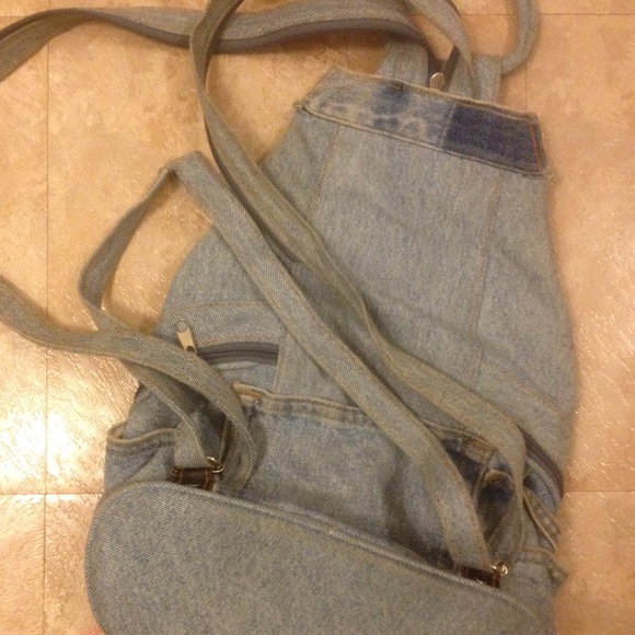 Custom made Denim Backpack - Picture 2 of 2