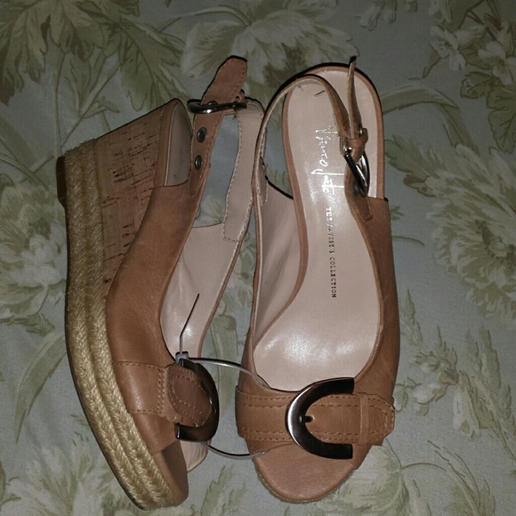 NWOT Franco Sarto leather sandals - Picture 2 of 3