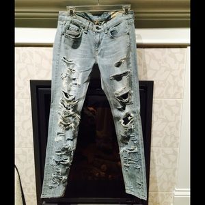 Rag & bone /jean-the dre bf skinny in thrasher