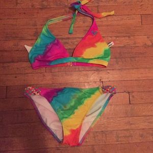 Roxy tie dye bathing suit