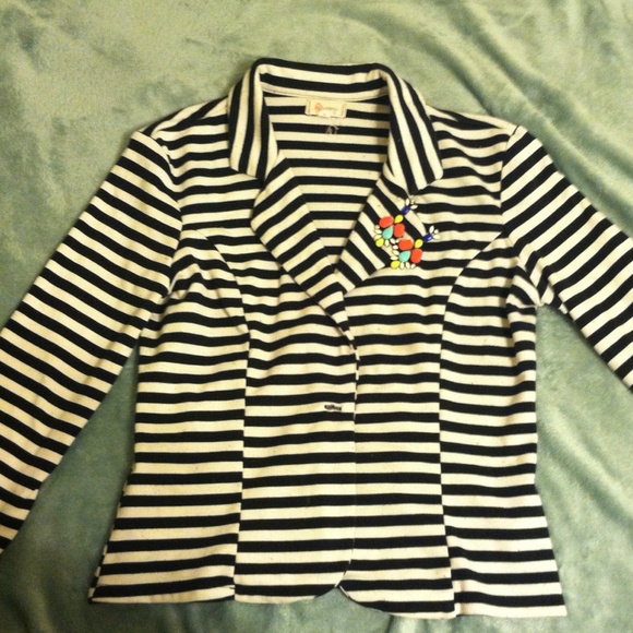 Striped Blazer