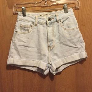 Bullhead High-Rise Denim Mom Shorts