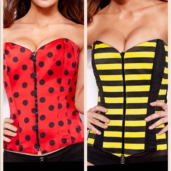 NWT FREDERICKS OF HOLLYWOOD reversible corset