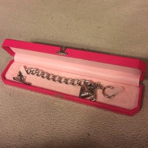 Silver juicy Couture bracelet.
