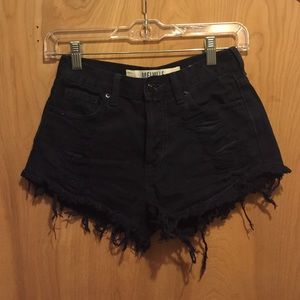 Brandy Melville High-Rise Distressed Shorts
