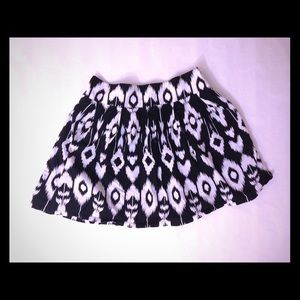 Ikat printed mini skirt