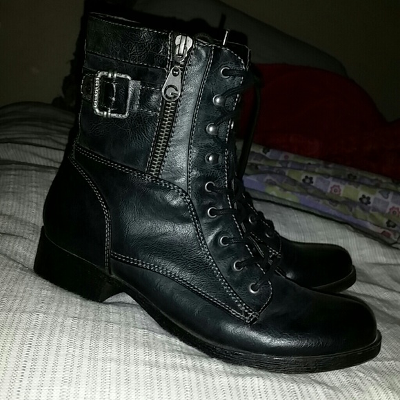 Guess combat boots
