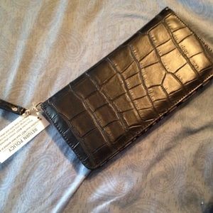 Black Cheetah Clutch
