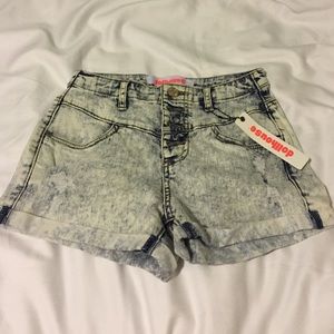 Denim shorts