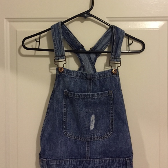 Denim overalls