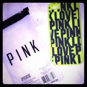 PINK iPhone 5/5s phone case!