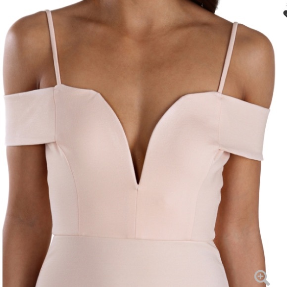 Powder Pink Mini Dress - Picture 3 of 4