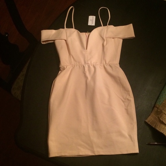 Powder Pink Mini Dress - Picture 4 of 4