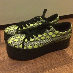 Jeffrey Campbell ZOMG Alien Platform Sneakers