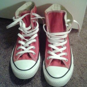 Red all star converse