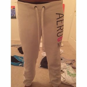 White Aeropostale sweats