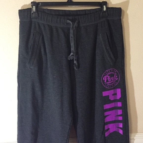 PINK boyfriend sweatpants