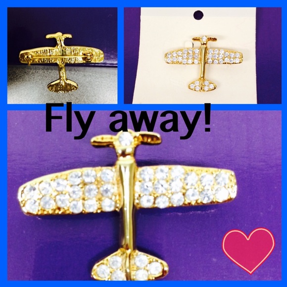 Airplane ✈️ brooch - Picture 2 of 2