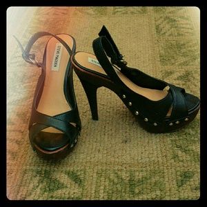 Super Studded Black and Brown Sandals