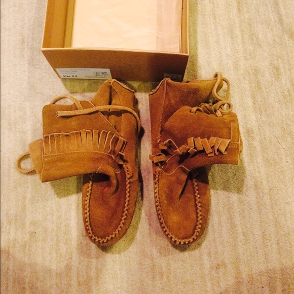 J. Crew Shoes - J. Crew Sienna Fringed Moccasin Bootie