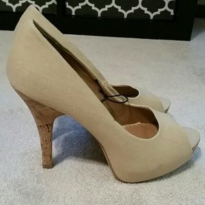 Rue 21 peep toe heels
