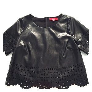 Brand new leather top