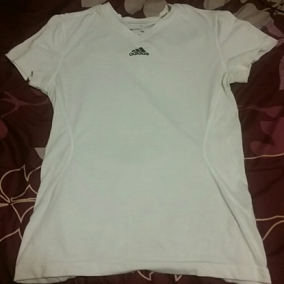 Adidas White Workout Top